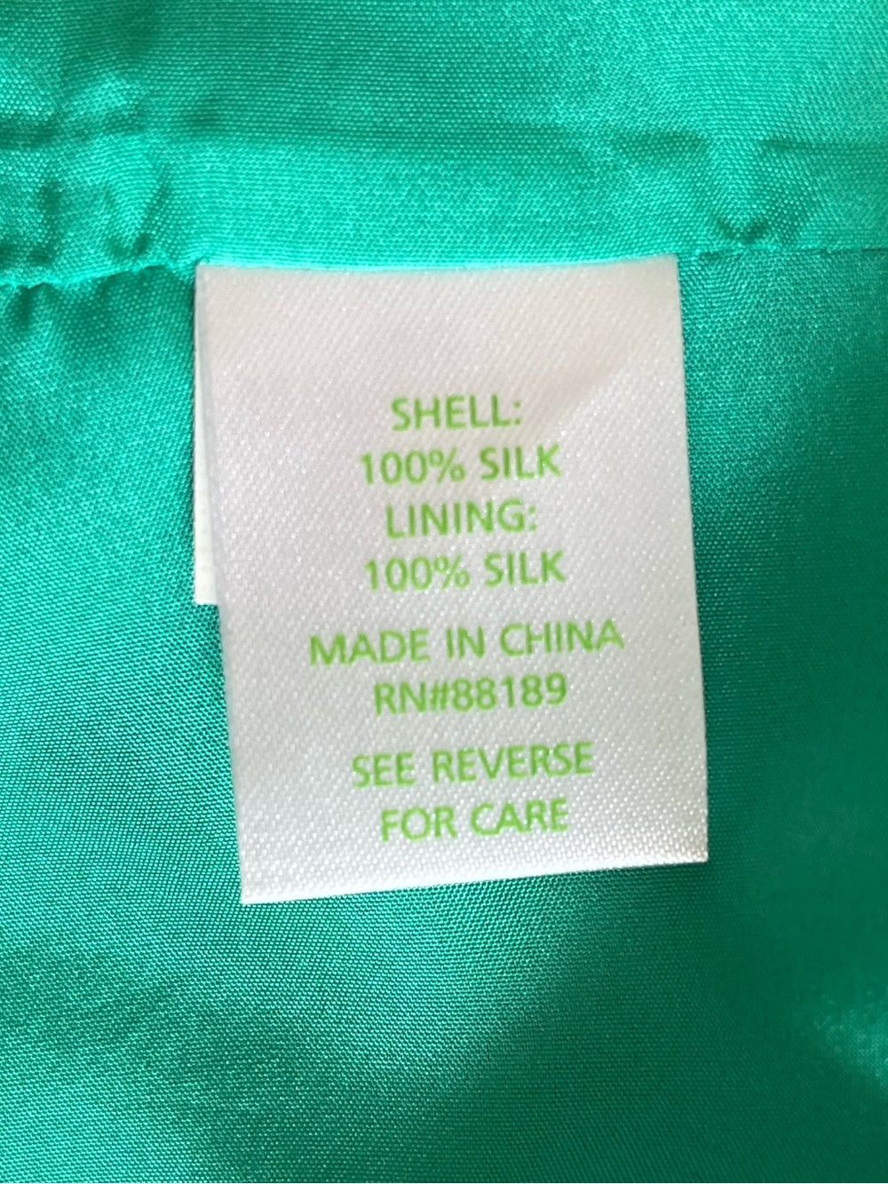 Lilly Pulitzer Blue & Green Long Sleeve Belted Mini Dress - Size 6 - NWOT - Picture 9 of 9